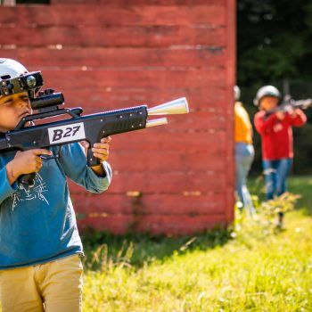 Laser-game de DefiNature à Frossay