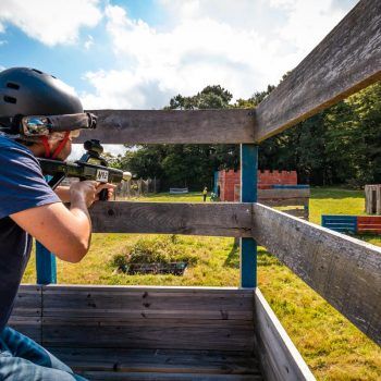 Laser-game de DefiNature à Frossay