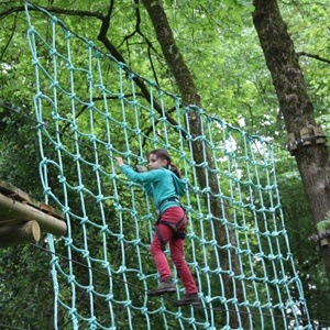 Parcours accrobranche vert foncé à Frossay