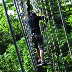 Accrobranche de Frossay parcours noir pour les sportifs